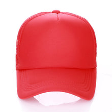 Load image into Gallery viewer, Factory Price! Free Custom LOGO Design Cheap 100% Polyester Men Women Baseball Cap Blank Mesh Adjustable Hat Adult Children Kids
