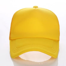 Load image into Gallery viewer, Factory Price! Free Custom LOGO Design Cheap 100% Polyester Men Women Baseball Cap Blank Mesh Adjustable Hat Adult Children Kids
