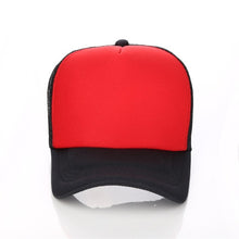 Load image into Gallery viewer, Factory Price! Free Custom LOGO Design Cheap 100% Polyester Men Women Baseball Cap Blank Mesh Adjustable Hat Adult Children Kids
