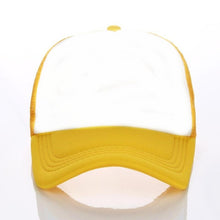 Load image into Gallery viewer, Factory Price! Free Custom LOGO Design Cheap 100% Polyester Men Women Baseball Cap Blank Mesh Adjustable Hat Adult Children Kids
