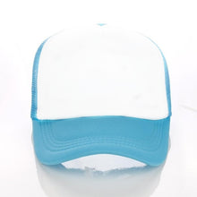 Load image into Gallery viewer, Factory Price! Free Custom LOGO Design Cheap 100% Polyester Men Women Baseball Cap Blank Mesh Adjustable Hat Adult Children Kids
