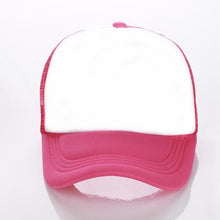 Load image into Gallery viewer, Factory Price! Free Custom LOGO Design Cheap 100% Polyester Men Women Baseball Cap Blank Mesh Adjustable Hat Adult Children Kids
