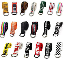 Load image into Gallery viewer, 24 styles Belts For Women Canvas Casual Men Designer Belt Ladies Waist Strap Jeans Trouser Black Female Harajuku Waistband
