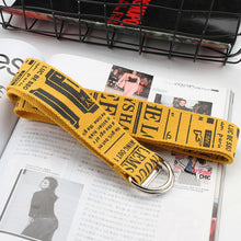 Load image into Gallery viewer, 24 styles Belts For Women Canvas Casual Men Designer Belt Ladies Waist Strap Jeans Trouser Black Female Harajuku Waistband
