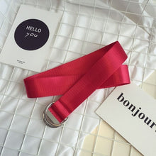 Load image into Gallery viewer, 24 styles Belts For Women Canvas Casual Men Designer Belt Ladies Waist Strap Jeans Trouser Black Female Harajuku Waistband
