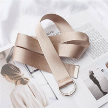 Load image into Gallery viewer, 24 styles Belts For Women Canvas Casual Men Designer Belt Ladies Waist Strap Jeans Trouser Black Female Harajuku Waistband
