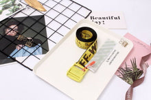 Load image into Gallery viewer, 2020 Off White Tie Down Yellow Nylon Cotton Big IRON Head Industrial Belt
