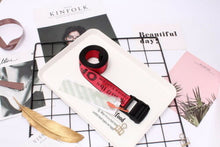 Load image into Gallery viewer, 2020 Off White Tie Down Yellow Nylon Cotton Big IRON Head Industrial Belt
