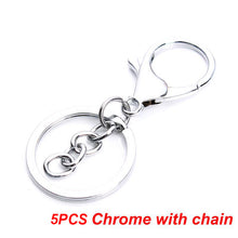 Load image into Gallery viewer, 5-20pcs/lot Key Chain Key Ring keychain Bronze Rhodium Gold 28mm Long Round Split Keyrings Keychain Jewelry Making Wholesale DIY

