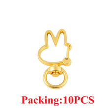 Load image into Gallery viewer, 5-20pcs/lot Key Chain Key Ring keychain Bronze Rhodium Gold 28mm Long Round Split Keyrings Keychain Jewelry Making Wholesale DIY
