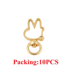 Load image into Gallery viewer, 5-20pcs/lot Key Chain Key Ring keychain Bronze Rhodium Gold 28mm Long Round Split Keyrings Keychain Jewelry Making Wholesale DIY
