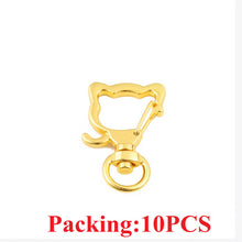 Load image into Gallery viewer, 5-20pcs/lot Key Chain Key Ring keychain Bronze Rhodium Gold 28mm Long Round Split Keyrings Keychain Jewelry Making Wholesale DIY
