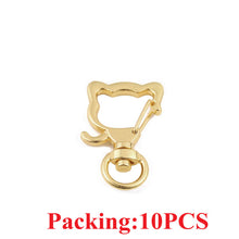 Load image into Gallery viewer, 5-20pcs/lot Key Chain Key Ring keychain Bronze Rhodium Gold 28mm Long Round Split Keyrings Keychain Jewelry Making Wholesale DIY
