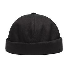 Load image into Gallery viewer, Unisex Docker Sailor Biker Cap Men Adjustable Casual Brimless Skull Loop Beanie Hat Solid Men Hat Summer Gorro Women's Hats
