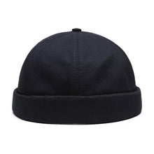 Load image into Gallery viewer, Unisex Docker Sailor Biker Cap Men Adjustable Casual Brimless Skull Loop Beanie Hat Solid Men Hat Summer Gorro Women's Hats
