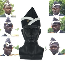 Load image into Gallery viewer, Cosplay Ghana Pallbearers Coffin Dance Black Cap Funeral Dancing Team Display Hat Funny Dressed Costume
