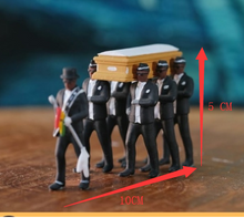 Load image into Gallery viewer, Cosplay Ghana Pallbearers Coffin Dance Black Cap Funeral Dancing Team Display Hat Funny Dressed Costume
