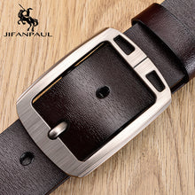 Load image into Gallery viewer, JIFANPAUL Brand Genuine Men's Leather Fashion Belt Alloy Material Pin Buckle Business Retro Men's Jeans Wild High Quality  Belts
