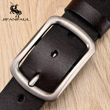 Load image into Gallery viewer, JIFANPAUL Brand Genuine Men's Leather Fashion Belt Alloy Material Pin Buckle Business Retro Men's Jeans Wild High Quality  Belts
