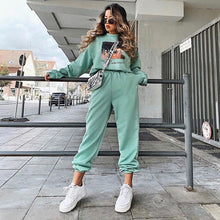 Load image into Gallery viewer, Rockmore Harajuku Joggers Wide Leg SweatPants Women Trousers Plus Size High Waist Pants Streetwear Korean Casual Pant Femme Fall
