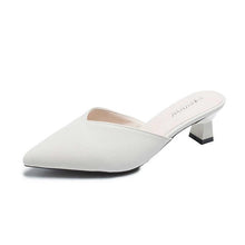 Load image into Gallery viewer, White Spring Office Shoes Women High Heels Pump 5CM Slip on Sandals Sandalias Comfortable Ladies Tenis  White High Heels
