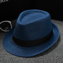 Load image into Gallery viewer, 2018 England Retro Men's Fedoras Top Jazz Plaid Hat Spring Summer Autumn Bowler Hats Cap Classic Version chapeau Hats
