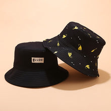 Load image into Gallery viewer, Panama Bucket Hat Men Women Summer Bucket Cap Banana Print Yellow Hat Bob Hat Hip Hop Gorros Fishing Fisherman Hat
