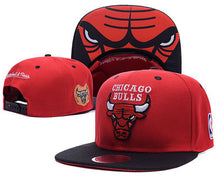 Load image into Gallery viewer, Fashion Men Baseball Cap Bulls Embroidery  Paragraph Rap Fans Basketball Design Man Hip Hop Cap Skateboard Hat Bulls Cap
