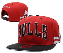 Load image into Gallery viewer, Fashion Men Baseball Cap Bulls Embroidery  Paragraph Rap Fans Basketball Design Man Hip Hop Cap Skateboard Hat Bulls Cap
