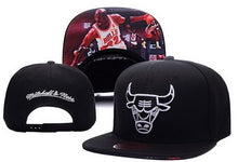 Load image into Gallery viewer, Fashion Men Baseball Cap Bulls Embroidery  Paragraph Rap Fans Basketball Design Man Hip Hop Cap Skateboard Hat Bulls Cap
