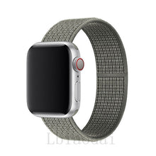Load image into Gallery viewer, Nylon Strap For Apple Watch band 40mm 44mm iWatch band 38mm 42mm series Sport loop Bracelet Apple watch 5 4 3 2 38 40 42 44 mm
