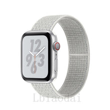 Load image into Gallery viewer, Nylon Strap For Apple Watch band 40mm 44mm iWatch band 38mm 42mm series Sport loop Bracelet Apple watch 5 4 3 2 38 40 42 44 mm

