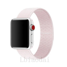 Load image into Gallery viewer, Nylon Strap For Apple Watch band 40mm 44mm iWatch band 38mm 42mm series Sport loop Bracelet Apple watch 5 4 3 2 38 40 42 44 mm
