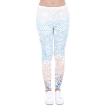Load image into Gallery viewer, Brands Women Fashion Legging Aztec Round Ombre Printing leggins Slim High Waist  Leggings Woman Pants
