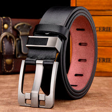 Load image into Gallery viewer, [DWTS]men belt male high quality leather belt men male genuine leather strap luxury pin buckle fancy vintage jeans free shipping
