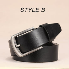 Load image into Gallery viewer, [DWTS]men belt male high quality leather belt men male genuine leather strap luxury pin buckle fancy vintage jeans free shipping
