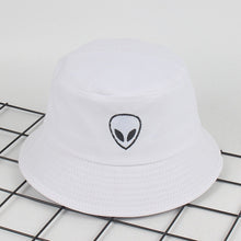 Load image into Gallery viewer, Embroidery Aliens Bucket Hat For Women Men Soild Print Cotton Cool Fishing Hats Sun Summer Sunscreen Fisherman Hip Hop Caps
