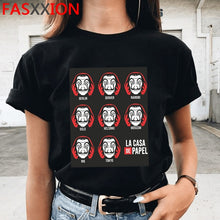 Load image into Gallery viewer, New Money Heist Cool Tshirt Men La Casa De Papel Harajuku T-shirt House of Paper Graphic Tshirt Bella Ciao Hip Hop Top Tees Male
