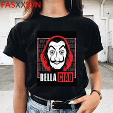 Load image into Gallery viewer, New Money Heist Cool Tshirt Men La Casa De Papel Harajuku T-shirt House of Paper Graphic Tshirt Bella Ciao Hip Hop Top Tees Male
