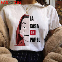 Load image into Gallery viewer, New Money Heist Cool Tshirt Men La Casa De Papel Harajuku T-shirt House of Paper Graphic Tshirt Bella Ciao Hip Hop Top Tees Male
