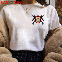 Load image into Gallery viewer, New Money Heist Cool Tshirt Men La Casa De Papel Harajuku T-shirt House of Paper Graphic Tshirt Bella Ciao Hip Hop Top Tees Male
