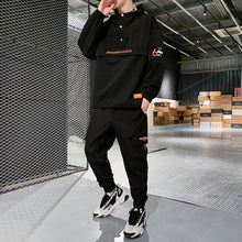 Load image into Gallery viewer, 2020 Workwear jacket men's Hooded Jacket+Pants 2PC Sets  baseball  loose Pullover coat &amp; Long Pants Mens Clothing
