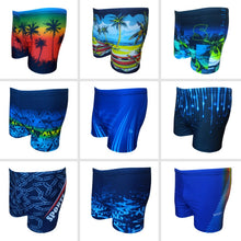 Load image into Gallery viewer, 2020 New Style Swimming Trunks Men's Fashion Large Size Printed Boxer Slim Fit with Lace-up High Elastic Loose-Fit Sports Swimmi
