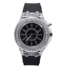 Load image into Gallery viewer, Led Flash Luminous Watches Personality Trends Students Lovers Jellies Woman Men's Watches 7 color Light WristWatch Kids
