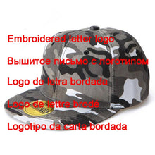 Load image into Gallery viewer, Custom Logo Snapback Cap Team Embroidery Letters Baseball Caps Men Women Hip Hop Flat Hats Outdoor Casual Couple Hat
