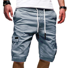 Load image into Gallery viewer, Mens Military Cargo Shorts Mens Beach Shorts Loose Work Casual Short Pants Men's Multi-pocket Sports Fitness Shorts
