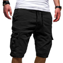 Load image into Gallery viewer, Mens Military Cargo Shorts Mens Beach Shorts Loose Work Casual Short Pants Men's Multi-pocket Sports Fitness Shorts
